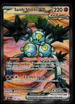 Pokemon SV04: Paradox Rift 228/182 Sandy Shocks ex - Image 1