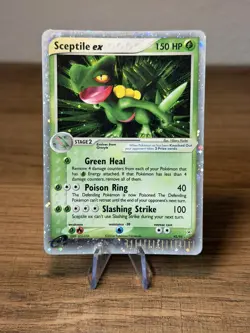 2004 Pokemon EX Team Magma vs Team Aqua Sceptile EX #93/95 Holo Rare Foil LP - Image 1