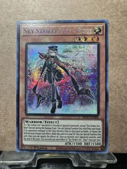 * SKY STRIKER ACE - ROZE * 1ST EDITION PRISMATIC SECRET RARE MP21-EN005 YUGIOH! - Image 1