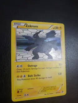 Pokemon TCG Zekrom Black and White 47/114 Holo Holo Rare - Image 3