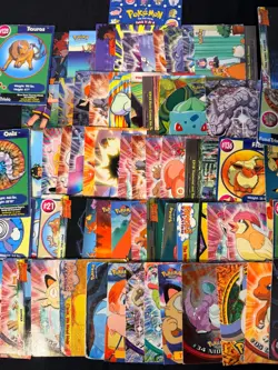 50+ Topps Pokemon TV Series Movie Trading Card Lot Holo Non Holo Pikachu Ash - Image 3
