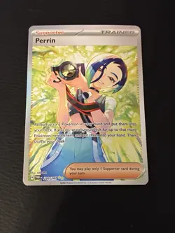 Pokemon - Perrin 220/167 - Twilight Masquerade Trainer SIR - Image 1