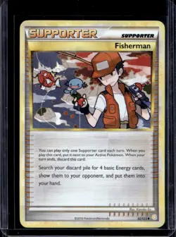 2010 Pokemon HeartGold & SoulSilver Fisherman #92/123 - Image 1