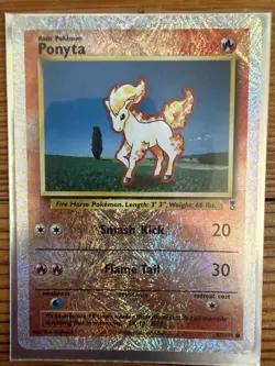 Pokemon Ponyta 87/110 Legendary Collection Common Reverse Holo 40 HP English 20… - Image 1
