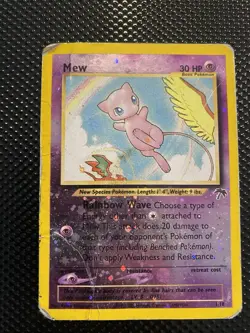 Pokemon Mew TCG 1/18 Southern Islands Reverse Holo DMG 🌴 - Image 1