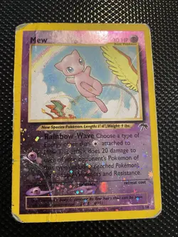 Pokemon Mew TCG 1/18 Southern Islands Reverse Holo DMG 🌴 - Image 3