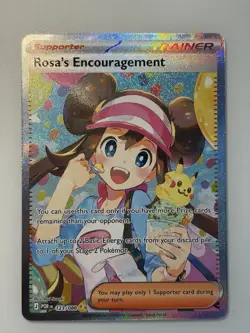 Pokemon TCG - Rosa's Encouragement 123/088 SIR Illustration Perfect Order | NM - Image 2