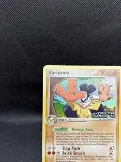 Pokemon TCG Hariyama 44/113 Reverse Holo Stamped EX Delta Species - Near Mint - Image 2