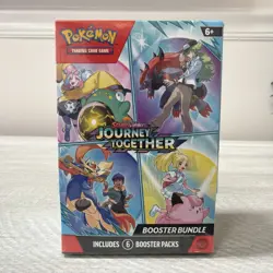 Pokemon TCG Journey Together Booster Bundle SEALED NEW Mint- 6 Booster Packs - Image 1