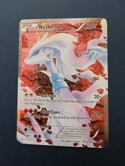 Pokemon Reshiram RC22/RC25 Full Art Ultra Rare Holo Legendary Treasures English - Image 2