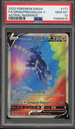 Pokemon Origin Forme Dialga V Astral Radiance Full Alt Art #177 PSA 10 Gem Mint - Image 1