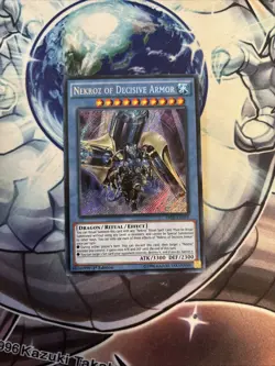 (YCL) Yugioh Card Nekroz of Decisive Armor THSF-EN019 SECRET RARE 1st Ed VLP - Image 1
