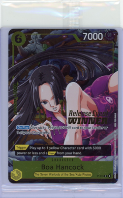 Boa Hancock P-115 OP15 Release Event WINNER PROMO One Piece Promotion Cards Foil - Image 1