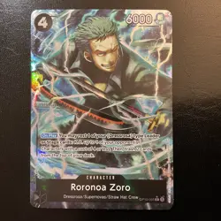 One Piece Roronoa Zoro OP10-095 (Alt Art) Premium Booster -The Best- Vol.2 NM - Image 1