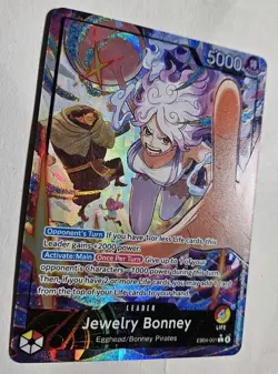 One Piece TCG OP15 -EB04 Jewelry Bonney Leader Alt Art EB04-001 NM - Image 2