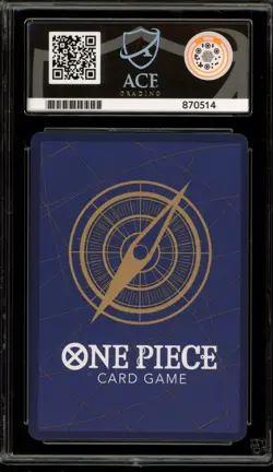 One Piece CCG Monkey.D.Luffy 2nd Anniversary Tournament Promo P-043 ACE 9 Mint - Image 2