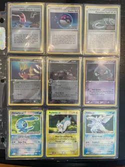 Pokemon Card Lot 9 Vintage Stamped Holos 🔥LP - HP 2007-2008 Ex era, Burger King - Image 1