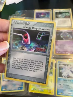 Pokemon Card Lot 9 Vintage Stamped Holos 🔥LP - HP 2007-2008 Ex era, Burger King - Image 2