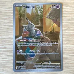 Mimikyu SVP 075 Promo Pokemon Card Paldean Fates Near Mint - Image 1