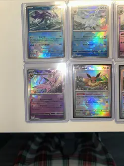 Pokemon Prismatic Evolutions 10 Card Pokeball Lot Eevee Leafeon Espeon Glaceon - Image 2