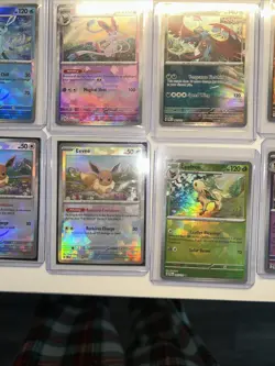 Pokemon Prismatic Evolutions 10 Card Pokeball Lot Eevee Leafeon Espeon Glaceon - Image 3