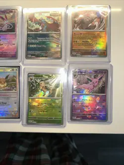 Pokemon Prismatic Evolutions 10 Card Pokeball Lot Eevee Leafeon Espeon Glaceon - Image 4