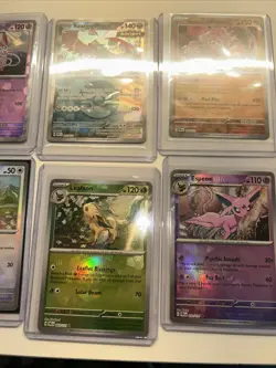 Pokemon Prismatic Evolutions 10 Card Pokeball Lot Eevee Leafeon Espeon Glaceon - Image 5