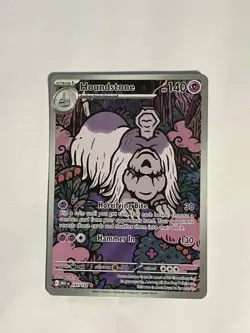 Houndstone 145/132 Illustration Rare IR Holo Mega Evolution Pokemon TCG Card - Image 1