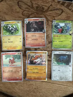 Pokemon TCG 6 Card HOLO Lot Surging Sparks / Destined Rivals - Image 1