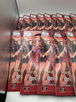 Lot Of 15!! - One Piece Card Game EB-03 Heroines Sleeved Booster Pack- ✅Sealed - Image 3