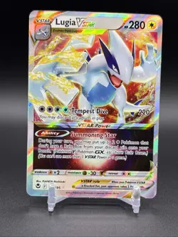 Lugia VSTAR Holo SWSH12: Silver Tempest 139/195 NM pokemon card - Image 1