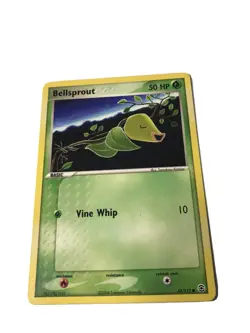Pokemon Bellsprout 53/112 EX Fire Red Leaf Green Set Non-Holo Rare Card NM - Image 1