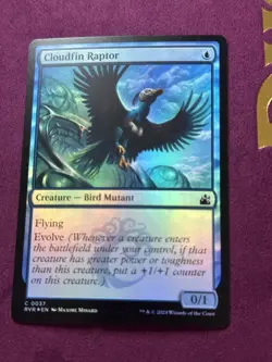 MTG Card Cloudfin Raptor Retro Frame Foil Two Cards! Remastered RVRNM 310 - Image 4