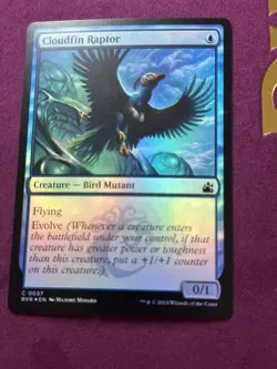 MTG Card Cloudfin Raptor Retro Frame Foil Two Cards! Remastered RVRNM 310 - Image 5