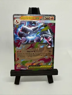 Mega Charizard X EX 013/094 Me02: Phantasmal Flames Holo Pokemon Card - Image 1