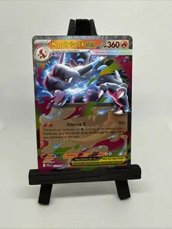 Mega Charizard X EX 013/094 Me02: Phantasmal Flames Holo Pokemon Card - Image 4
