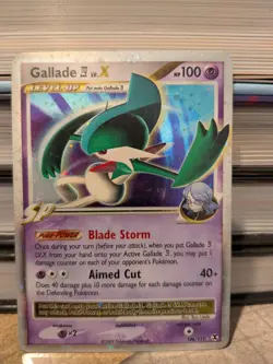 Gallade E4 LV.X 106/111 Platinum Rising Rivals Pokemon Card Holo Foil Rare HP - Image 1