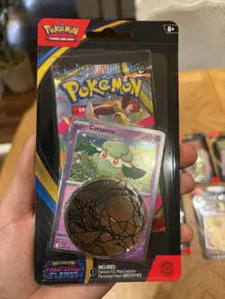 Pokemon TCG Phantasmal Flames 1 Pack Blister x10 Promo Card + Coin Sealed UK - Image 2