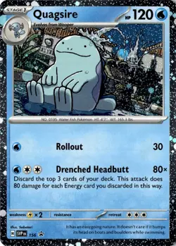 Quagsire 156 Sv: Scarlet & Violet Promo Cards Holo - Image 1