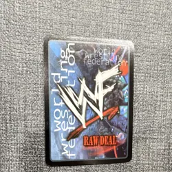 Comic Images WWF Intercontinental Title Belt Raw Deal CCG 2000 Card - Image 4