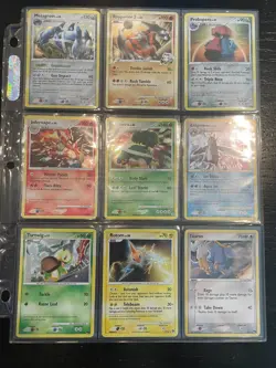 Pokemon Card Lot 9 Vintage Cosmos Holos 🔥 HOLO BLEED ERROR! SWIRLS! 2007-2009 - Image 1