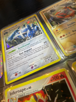 Pokemon Card Lot 9 Vintage Cosmos Holos 🔥 HOLO BLEED ERROR! SWIRLS! 2007-2009 - Image 2