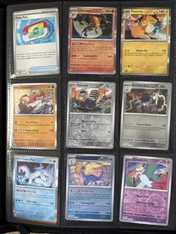 Pokemon Binder With Cards EX , Full Art And Commons - Image 4