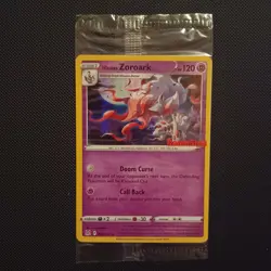 Hisuian Zoroark 076/196 GameStop Promo Holo Rare Pokemon Card - Sealed - Image 1