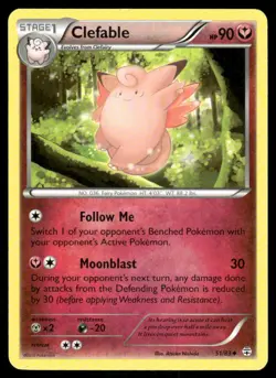 Pokemon Cards Clefable 51/83 Generations Uncommon NM - Image 1