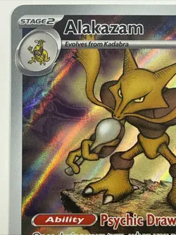 Pokemon Alakazam TCG Black Star Promo Card 009 Mega Evolution M/NM - Image 2