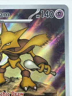 Pokemon Alakazam TCG Black Star Promo Card 009 Mega Evolution M/NM - Image 3