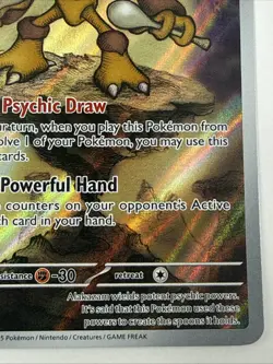 Pokemon Alakazam TCG Black Star Promo Card 009 Mega Evolution M/NM - Image 5