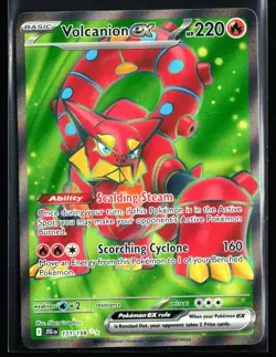 2025 Scarlet & Violet - Journey Together Volcanion ex #171 Full Art Pokemon Card - Image 1