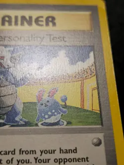 Pokemon Personality Test Uncommon Trainer Card Neo Destiny 102/105 LP - Image 5